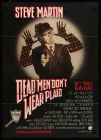 6k322 DEAD MEN DON'T WEAR PLAID German '82 Steve Martin will blow your lips off if you don't laugh