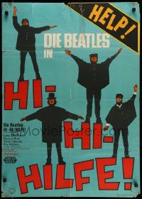 6k348 HELP German '65 The Beatles, John, Paul, George & Ringo, rock & roll classic, ultra rare!
