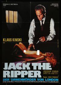6k357 JACK THE RIPPER German '79 Jess Franco, Klaus Kinski, cool sexy horror image!