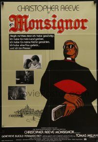6k371 MONSIGNOR German '82 Christopher Reeve, Genevieve Bujold, directed by Frank Perry!