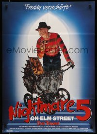 6k385 NIGHTMARE ON ELM STREET 5 German '90 Robert Englund as Krueger, Freddy Jr.!