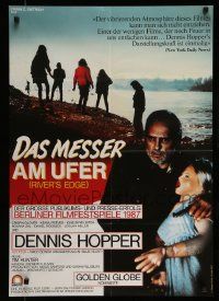 6k396 RIVER'S EDGE German '86 Reeves, Glover, most controversial film, cool images of cast!