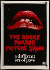 6k399 ROCKY HORROR PICTURE SHOW teaser German '77 c/u lips image, a different set of jaws!