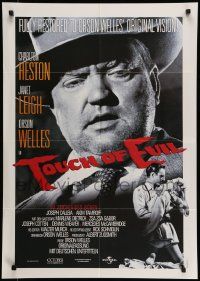 6k415 TOUCH OF EVIL German R98 huge close-up of Orson Welles, Charlton Heston & Janet Leigh!