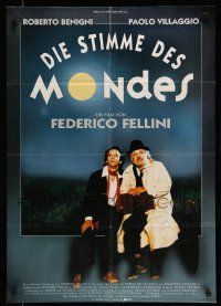6k420 VOICE OF THE MOON German '90 Federico Fellini, Roberto Benigni, cool art by Manara!