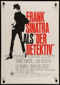 6k248 DETECTIVE German 17x24 '68 Frank Sinatra as gritty New York City cop!