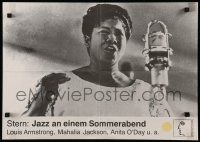 6k250 JAZZ ON A SUMMER'S DAY German 17x24 R70s cool close-up up of Mahalia Jackson performing!