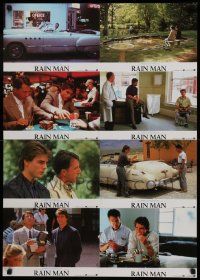 6k278 RAIN MAN horizontal German LC poster '89 Tom Cruise & autistic Dustin Hoffman!