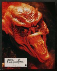 6k471 FRIGHT NIGHT 2 12 French LCs '89 creepy spirit artwork, more than a sequel, it's a scream!