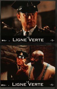 6k476 GREEN MILE 12 French LCs '00 Charles deMar art of Tom Hanks, Stephen King prison fantasy!