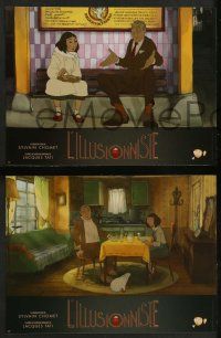 6k567 ILLUSIONIST 8 French LCs '10 cool images from Sylvian Chomet's L'illusionniste!