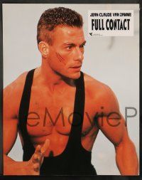 6k487 LIONHEART 12 French LCs '91 different images of Jean-Claude Van Damme, Full Contact!