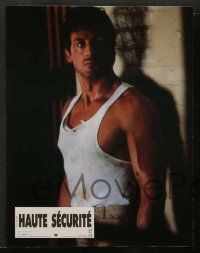 6k524 LOCK UP 10 French LCs '89 great images of Sylvester Stallone in prison!