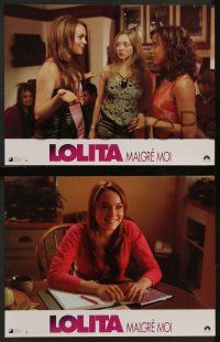 6k578 MEAN GIRLS 8 French LCs '05 Lindsay Lohan, Tina Fey, Rachel McAdams, teen comedy!
