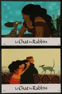 6k657 RABBI'S CAT 6 French LCs '11 Antoine Delesvaux & Joann Sfar directed animated adventure!