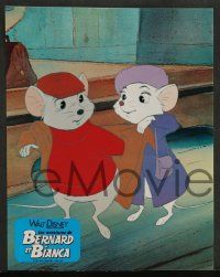 6k533 RESCUERS 9 French LCs '77 Disney mouse adventure cartoon from the depths of Devil's Bayou!