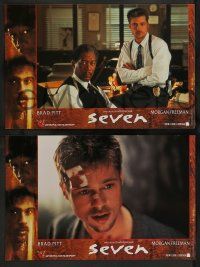 6k500 SEVEN 12 French LCs '95 David Fincher, Morgan Freeman, Brad Pitt!