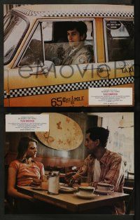 6k607 TAXI DRIVER 8 French LCs R80s Robert De Niro as Travis Bickle, Jodie Foster, Harvey Keitel!
