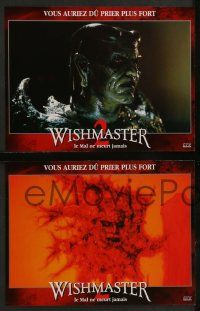 6k667 WISHMASTER 2: EVIL NEVER DIES 6 French LCs '99 evil genie, Andrew Divoff in title role!