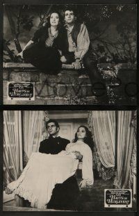 6k673 WUTHERING HEIGHTS 5 French LCs R70s Laurence Olivier is torn with desire for Merle Oberon!