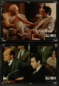 6k096 GODFATHER PART II 8 German LCs '75 Al Pacino in Francis Ford Coppola classic sequel!