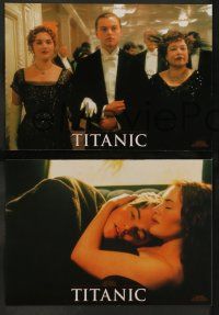 6k099 TITANIC 8 German LCs '97 Leonardo DiCaprio, Kate Winslet, directed by James Cameron!