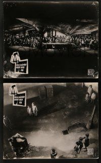 6k003 M 7 German 9.25 x 11.5 stills R60 Fritz Lang classic, different child murderer Peter Lorre!