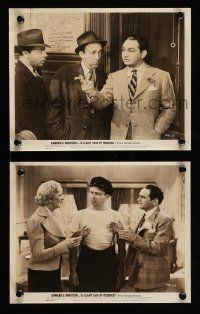 6m989 SLIGHT CASE OF MURDER 2 8x10 stills '38 great images of Edward G. Robinson, Ruth Donnelly!