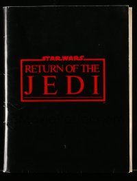 6m174 RETURN OF THE JEDI presskit w/ 11 stills '83 George Lucas classic, Mark Hamill, Ford!