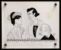 6m949 ADVENTURES OF MARCO POLO 2 8x10 stills '37 Cooper & Gurie by Vic Sedlow and Al Hirschfeld!