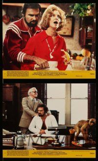 6m534 END 8 8x10 mini LCs '78 great images of wacky Burt Reynolds & Dom DeLuise!
