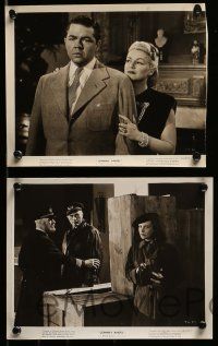 6m693 JOHNNY ANGEL 11 from 8x9.75 to 8x10 stills '45 George Raft pretends to love Claire Trevor!