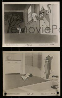 6m873 PUPPY TALE 5 8x10 stills '54 Tom & Jerry, great cartoon images of the cat and mouse duo!