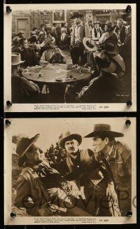 6m645 STAMPEDE 15 8x10 stills '49 images of Rod Cameron & pretty Gale Storm, poker gambling!