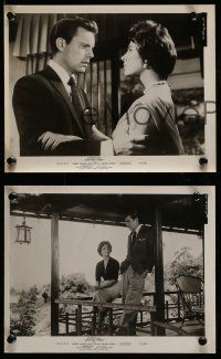 6m914 STOPOVER TOKYO 4 8x10 stills '57 cool images of Joan Collins, spy Robert Wagner!