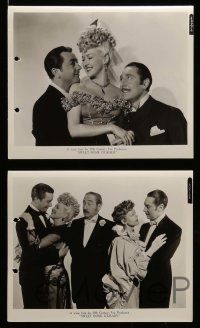 6m814 SWEET ROSIE O'GRADY 7 8x10 stills '43 all with gorgeous Betty Grable + Robert Young, more!