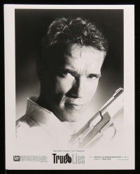 6m389 TRUE LIES presskit w/ 7 stills '94 Arnold Schwarzenegger, directed by James Cameron!