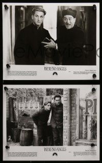 6m077 WE'RE NO ANGELS presskit w/ 15 stills '89 fake priests Robert De Niro & Sean Penn, Moore!