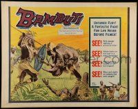 6p036 BAMBUTI 1/2sh '59 untamed Africa, a fantastic fight for life never before filmed!