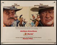 6p054 BIG JAKE 1/2sh '71 Richard Boone wanted gold but John Wayne gave him lead instead!
