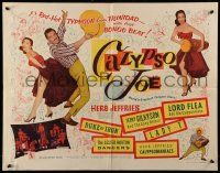 6p076 CALYPSO JOE style A 1/2sh '57 Herb Jeffries, sexy Angie Dickinson, bongo beat, cool images!