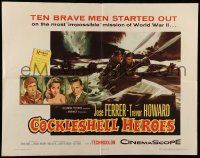 6p094 COCKLESHELL HEROES style A 1/2sh '56 Jose Ferrer, Trevor Howard, World War II canoe commandos