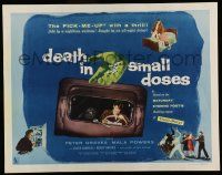 6p109 DEATH IN SMALL DOSES style B 1/2sh '57 rough tough guys & dolls who get their kicks from Benny