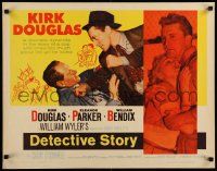 6p115 DETECTIVE STORY 1/2sh R60 William Wyler, Kirk Douglas can't forgive Eleanor Parker!