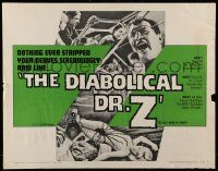 6p118 DIABOLICAL DR Z 1/2sh '66 director Jess Franco strips your nerves screamingly raw!
