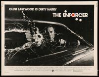 6p138 ENFORCER 1/2sh '76 photo of Clint Eastwood as Dirty Harry by Bill Gold!