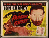 6p174 FROZEN GHOST 1/2sh R54 Lon Chaney Jr, sexy Evelyn Ankers, Inner Sanctum Mystery