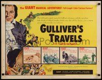 6p189 GULLIVER'S TRAVELS 1/2sh R57 classic cartoon by Dave Fleischer, great image!