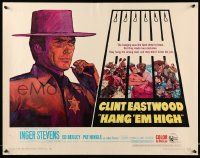 6p193 HANG 'EM HIGH 1/2sh '68 Clint Eastwood, they hung the wrong man & didn't finish the job!