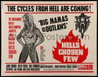 6p201 HELL'S CHOSEN FEW 1/2sh '68 motorcycles from Hell are coming, real biker gangs!